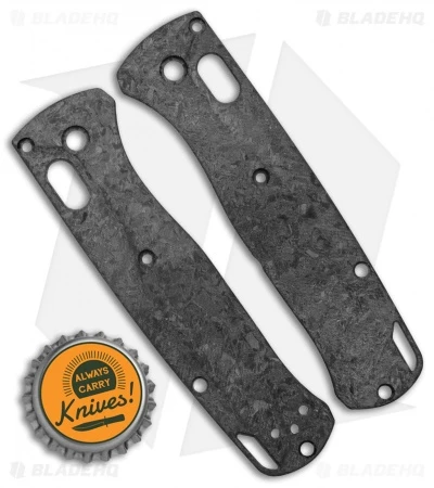 Flytanium Custom Crossfade Shredded Carbon Fiber Scales For Benchmade Bugout - Image 2