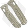 Flytanium Crossfade Scales For Benchmade Mini Bugout - Green Linen Micarta