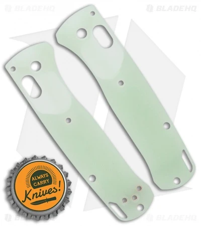 Flytanium Crossfade Jade G-10 Scales For Benchmade Mini Bugout Knife - Image 2