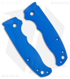 Flytanium Custom Bandwidth Blue G-10 Scales For Demko AD 20.5 Knife