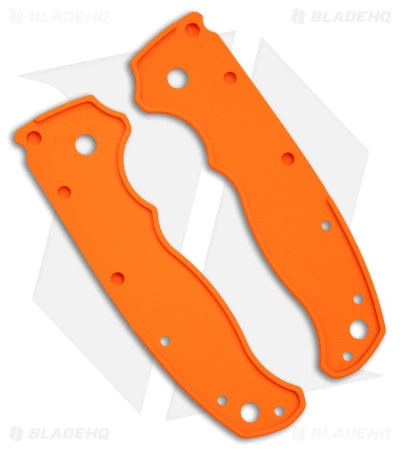 Flytanium Custom Bandwidth Orange G-10 Scales For Demko AD 20.5 Knife - Image 2