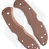 Flytanium Custom Copper Scales For Spyderco Delica - Stonewash