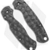 Flytanium Classic Raindrop Carbon Fiber Scales For Spyderco Paramilitary 2 Knife