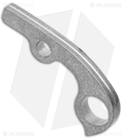 Flytanium Custom Titanium Backspacer For Spyderco Para 3 - Stonewash - Image 2