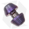 Flytanium Custom Titanium Thumb Stud For Demko AD20.5 Knife (Purple)