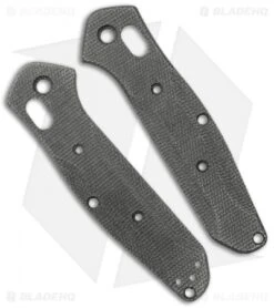 Flytanium Custom Black Micarta Scales For Benchmade Mini Osborne 945