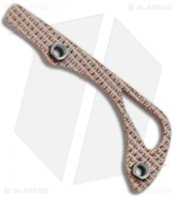 Flytanium Natura Canvas Micarta Mini Bugout Backspacer For Benchmade Mini Bugout