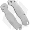 Flytanium Classic Titanium Scales For Spyderco Paramilitary 2 Knife - Stonewash