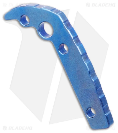 Flytanium Custom Titanium Back Spacer For Demko AD20.5 Knife (Blue) - Image 2