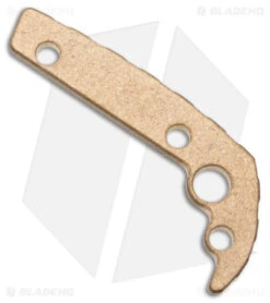 Flytanium Custom Titanium Back Spacer For Demko AD20.5 Knife (Gold)