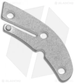 Flytanium Titanium Backspacer For Spyderco Delica - Stonewash
