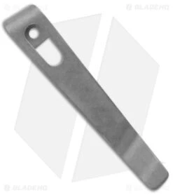 Flytanium Pocket Clip For Boker Kalashnikov - Stonewashed Titanium