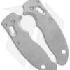 Flytanium Custom Titanium Scales For Spyderco Manix 2 - Stonewash