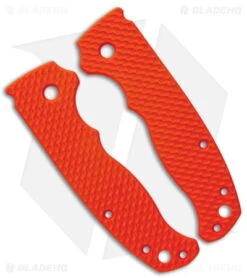 Flytanium Custom Wavelength Orange G-10 Scales For Demko AD 20.5 Knife