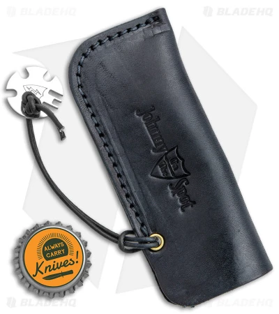 GEC Johnny On The Spot Leather Pocket Knife Sleeve - Black - Image 3