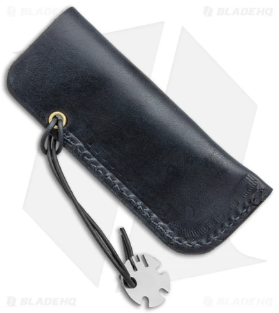 GEC Johnny On The Spot Leather Pocket Knife Sleeve - Black - Image 2