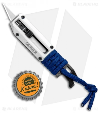 Gerber Prybrid-X Razor Blade Utility Knife Gray/Blue 31-003741 - Image 4