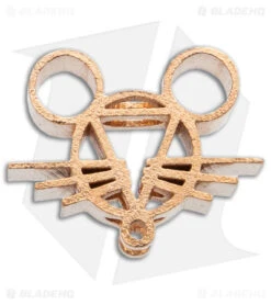 GiantMouse Mouse Lanyard Bead - Bronze