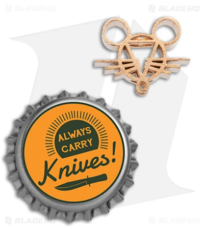 GiantMouse Mouse Lanyard Bead - Bronze - Image 2