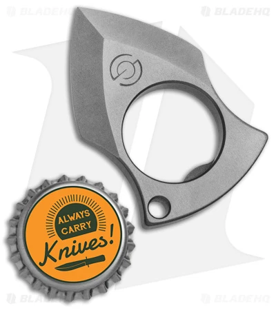 Gish Steelworks Fang Lite Nuck Keychain Defense Tool (ZirBlasted Titanium) - Image 3