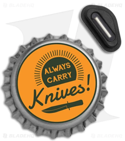 Glow Rhino Benchmade Bugout Lanyard Hole Plug Tritium Lamp - Black - Image 3