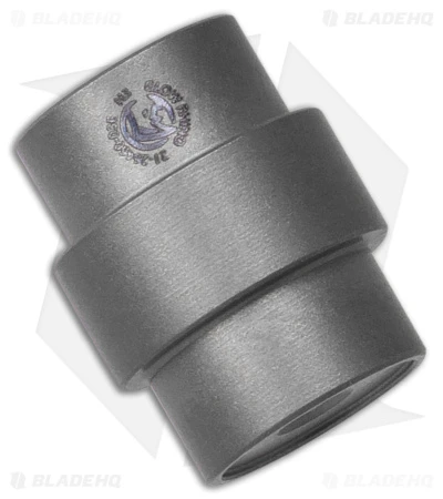 Glow Rhino Spyderco Lanyard Hole Plug Ti Tritium Lamp - Gray