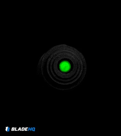 Glow Rhino Tritium Benchmade Small Axis Lockbar - Black Nitride - Image 3