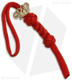 Tallen X Schmuckatelli 18k Gold Knuckle Bead Lanyard (Red)