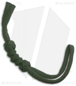 Tallen Knotted Paracord Lanyard - OD Green
