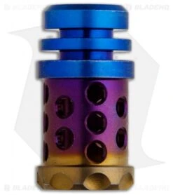 Grumpy's EDC Barrel Muzzle Brake Ti Bead - Tri-Color