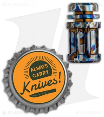 Grumpy's EDC A2 Muzzle Brake Ti Bead - Deep Sea - Image 2