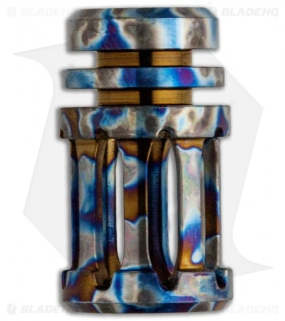 Grumpy's EDC A2 Muzzle Brake Ti Bead - Deep Sea