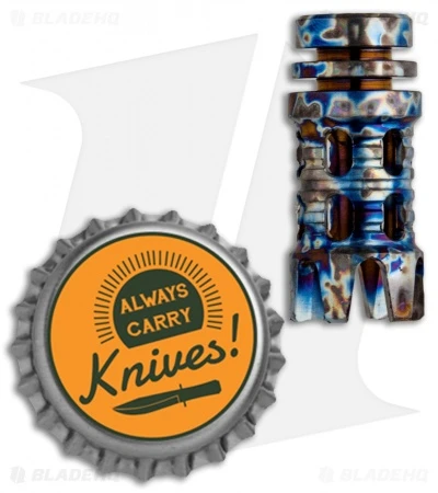 Grumpy's EDC Reaper Muzzle Brake Titanium Bead - Deep Sea - Image 2