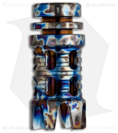 Grumpy's EDC Reaper Muzzle Brake Titanium Bead - Deep Sea