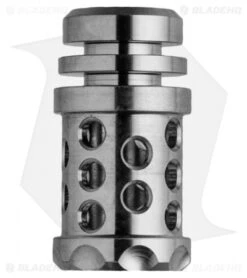 Grumpy's EDC Titanium Barrel Muzzle Brake Bead - Machined Finish