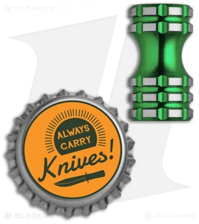 Grumpy's EDC Titanium Hustle Bead - Toxic Green - Image 2