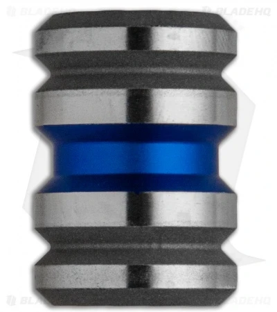 Grumpy's EDC Titanium Tank Bead - Thin Blue Line