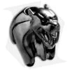 HEAdesigns Sabertooth Lanyard Bead - Chrome Black