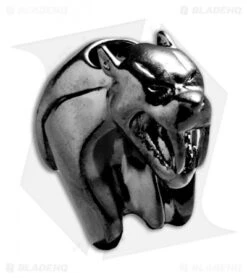 HEAdesigns Sabertooth Lanyard Bead - Chrome Black