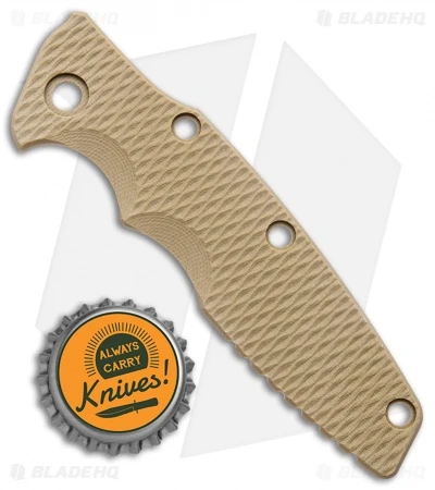 Hinderer 3.5" Eklipse Natural Tan Micarta Textured Replacement Scale - Image 2