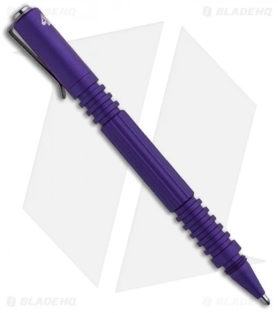 Hinderer Knives Aluminum Investigator Pen (Matte Purple) - Image 2
