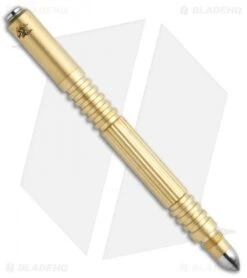Hinderer Knives Brass Investigator Pen Bead Blasted