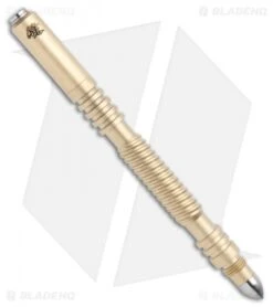 Hinderer Knives Brass Spiral Investigator Pen Bead Blasted