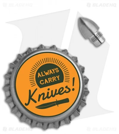 Hinderer Knives Investigator Pen Attachment Bullet End Titanium - Image 2