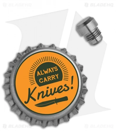 Hinderer Knives Investigator Pen Attachment Flat End - Titanium - Image 3