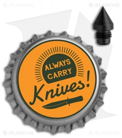 Hinderer Knives Investigator Pen Attachment Warhead End - SS Nitride Coat - Image 2