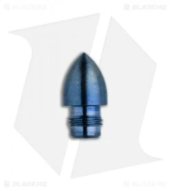 Hinderer Knives Investigator Pen Attachment Bullet End TI Blue