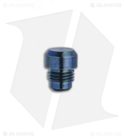 Hinderer Knives Investigator Pen Attachment Flat End - TI Blue