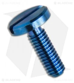 Hinderer Knives XM 3.5" & 4" Titanium Pivot Screw - Blue