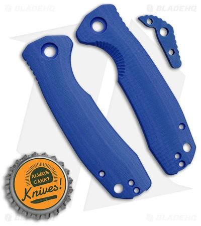Honey Badger Knives Medium Handle Set Blue G-10 - Image 2
